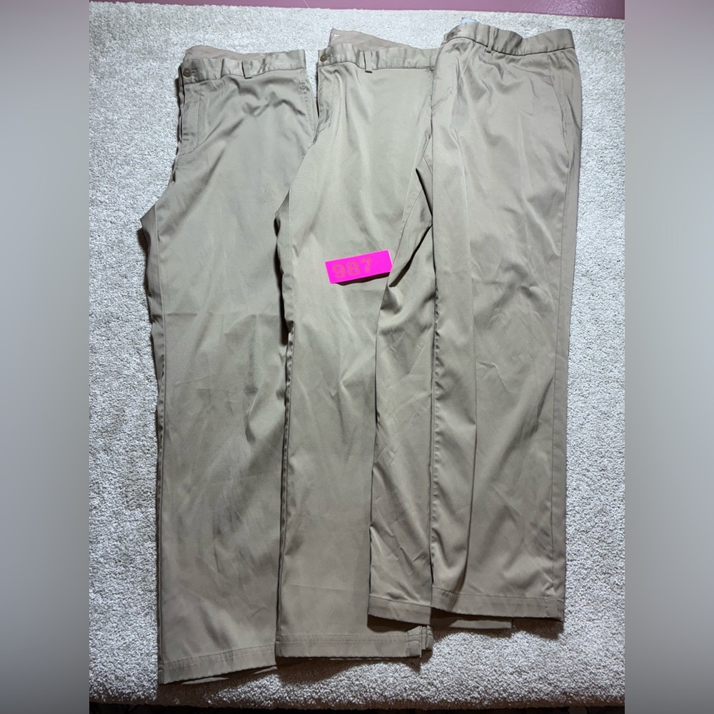 Nike drifit‎ standard fit khaki golf pants sz 38/32